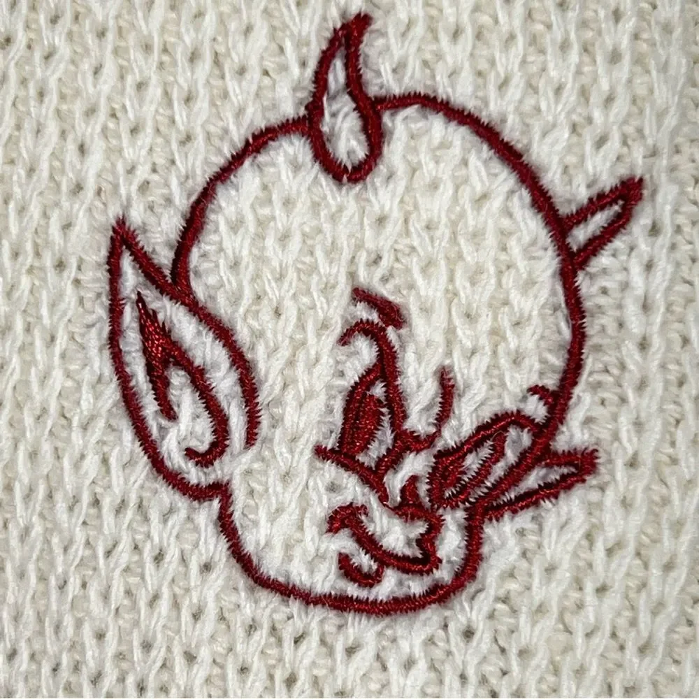 Embroidered Spirit jersey knitted shorts 🔥 devil 🔥 new